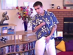 College age boy, who agrees to let Bob make a homemade video of him jerking off.
