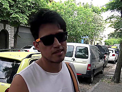 Cute Latino Stud Is Convinced To Suck Uncut Cock