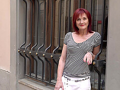 Redhead mature slut picked up on the street for a hardcore fuck