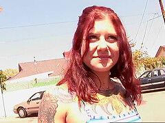 Raw Ghetto sex with white trash babe fucked crazy by BBC