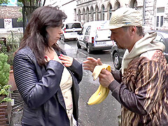 mature brunette Trisha B. craving for hard penis deep inside her cuck