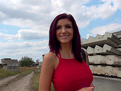 Outside wild fuck with a stranger is all that Amina Danger wants