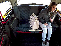 Stacy Sommers enjoys amazing fuck in the car cabine with a stranger