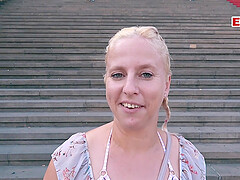 German ugly blonde teen public pick up EroCom Date fuck