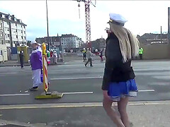 Lena Loch show her fans how wild and naughty she in Karneval