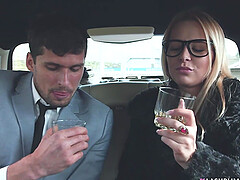 Hardcore fucking in the back of the car with irresistible Nikky Dream