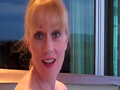 Amateur granny Wicked Sexy Melanie giving a BJ and getting a creampie.