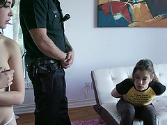 Dirty police officer fucks Jane Wilde in front of her girlfriend