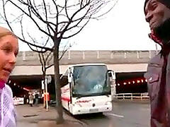German blonde slut pick up black guy