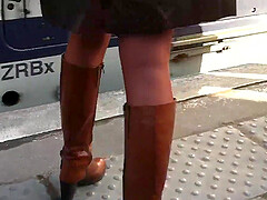 Sexy legs in high boots