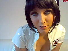 German sexy latex nurse