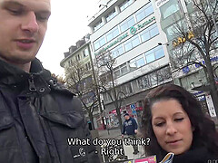 Cuckold is watching how slutty girlfriend rides big boner