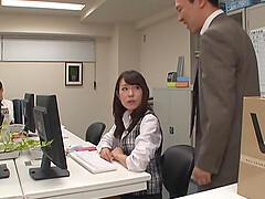 Hardcore fucking between a boss and his secretary Imai Mayumi