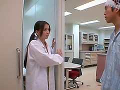 Messy facial ending for gorgeous Anna Natsuki after giving a BJ