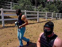 Two muscular dudes enjoy fucking each other in the asshole