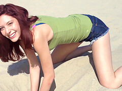 Hardcore fucking after a day on the beach with sexy Ashlyn Molloy