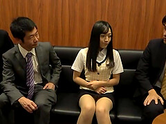 Amateur girl from Japan spreads her ass cheeks to tease some dudes